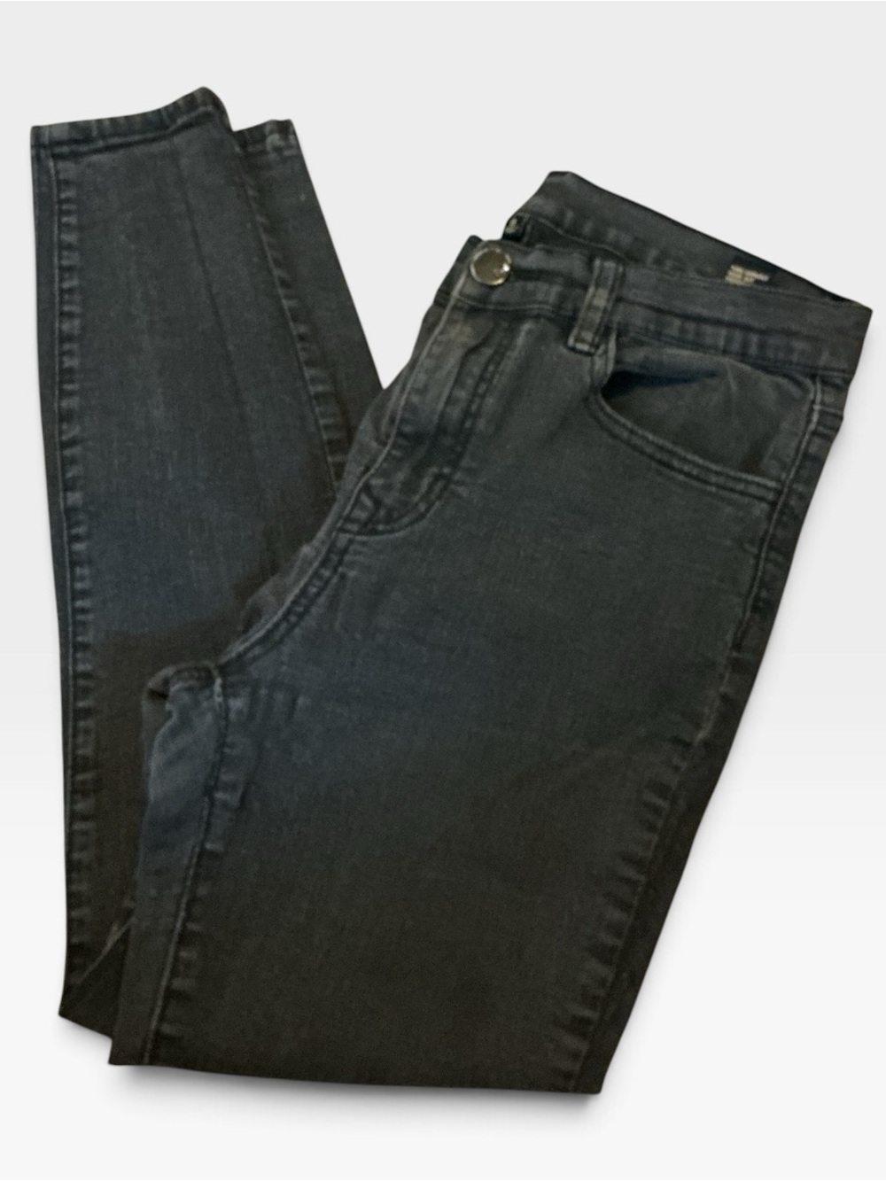 DG2 by Diane Gilman Women’s Skinny Jeans in Black Wash Stretch